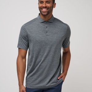 NWT Travis Mathew HEATER PRO golf polo shirt Grey Large travismathew BRAND NEW
